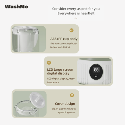 WashMe™ Mini Hybrid Washer